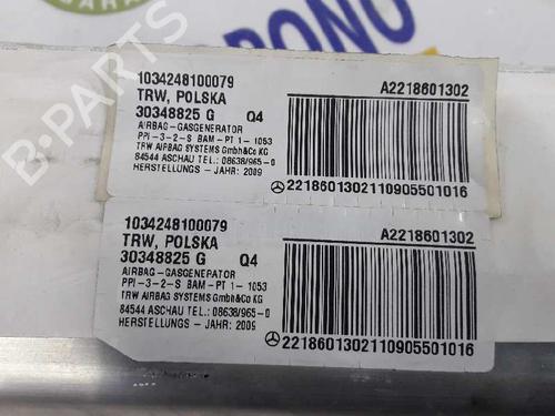 Passasjer kollisjonspute MERCEDES-BENZ S-CLASS (W221, V221) S 320 CDI (221.022, 221.122) | BP2338643C10 