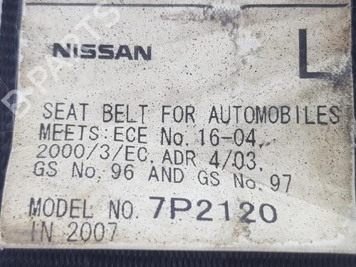 Rear left seatbelt NISSAN PATHFINDER III (R51) 2.5 dCi | BP16214351I29 