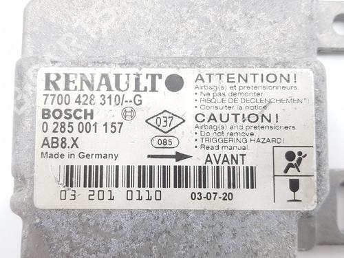 ECU airbags RENAULT CLIO II (BB_, CB_) 1.2 (BB0A, BB0F, BB10, BB1K, BB28, BB2D, BB2H, CB0A,... | BP11045707M53 