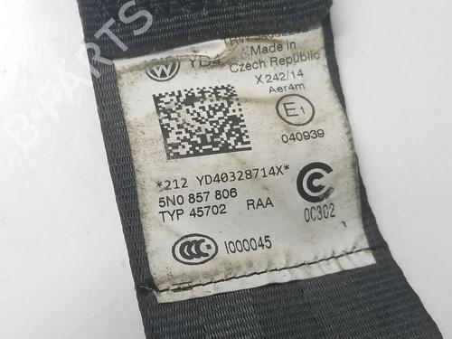 Rear right seatbelt VW TIGUAN (5N_) 2.0 TDI | BP9859769I28 