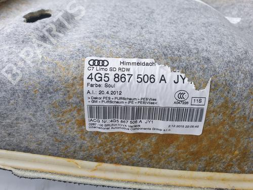 Interior roof AUDI A6 C7 (4G2, 4GC) 2.0 TDI | BP29505140I12 