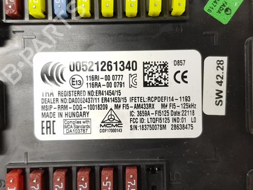 Fuse box FIAT 500X (334_) 1.6 (334AXE1A) | BP15616605E1 