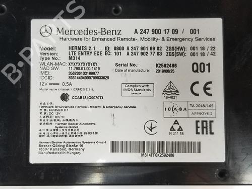 Electronic module MERCEDES-BENZ VITO Van (W447) 111 CDI (447.601, 447.603, 447.605) | BP13524170M83 