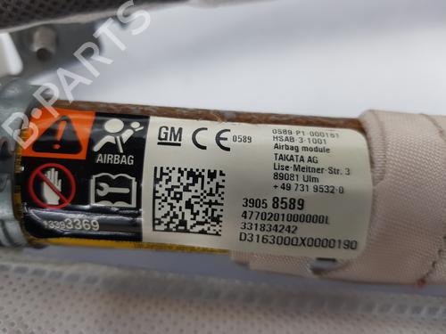 Left curtain airbag OPEL ASTRA K (B16) 1.6 CDTi (68) | BP9525033C11 