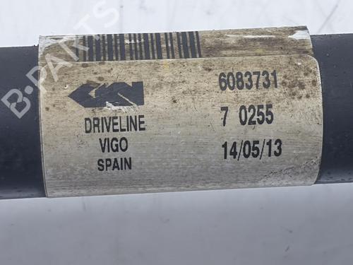 Left front driveshaft OPEL CORSA D (S07) 1.2 (L08, L68) | BP23884407M38 