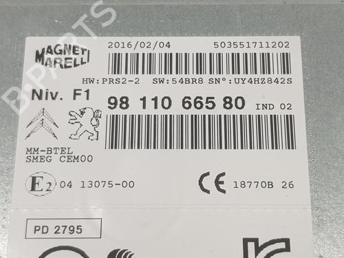 Radio PEUGEOT 2008 I (CU_) 1.2 THP 110 / PureTech 110 | BP15728283E6 