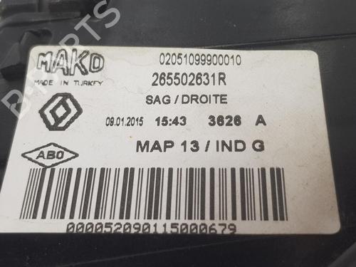 Right taillight RENAULT CLIO IV (BH_) 1.5 dCi 90 | BP17870256C35 
