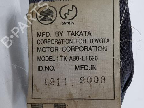 Rear right seatbelt TOYOTA LAND CRUISER PRADO (_J12_) 3.0 D-4D (KDJ120, KDJ125) | BP25346381I28 