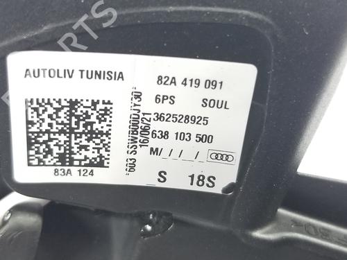 Steering wheel AUDI A1 Sportback (GBA) 30 TFSI | BP8652056C49 
