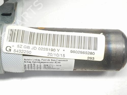 Left curtain airbag PEUGEOT 508 SW I (8E_) 2.0 BlueHDi 150 | BP16289664C11 