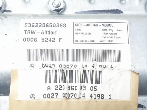 Electronic module MERCEDES-BENZ S-CLASS (W220) S 320 CDI (220.026, 220.126) | BP17463284M83 