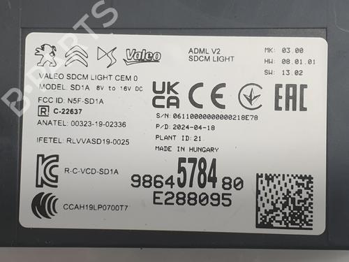 Electronic module OPEL ASTRA L Sports Tourer (OV5) 1.2 (FRHNPJ) | BP26186957M83 