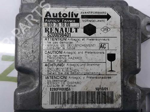 ECU airbags RENAULT KANGOO (KC0/1_)  | BP1544107M53