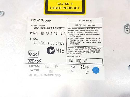 Radio BMW 5 (E60) 525 d | BP3379271E6 