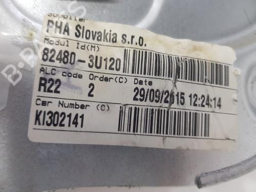 Front right window mechanism KIA SPORTAGE III (SL) 1.6 GDI | BP20188357C23 