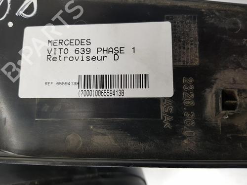Right mirror MERCEDES-BENZ VITO / MIXTO Van (W639) 109 CDI (639.601, 639.603, 639.605) | BP16481806C27 