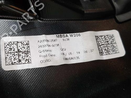 Airbag Kit MERCEDES-BENZ C-CLASS (W205) C 220 BlueTEC / d (205.002, 205.004) | BP5660925C86 