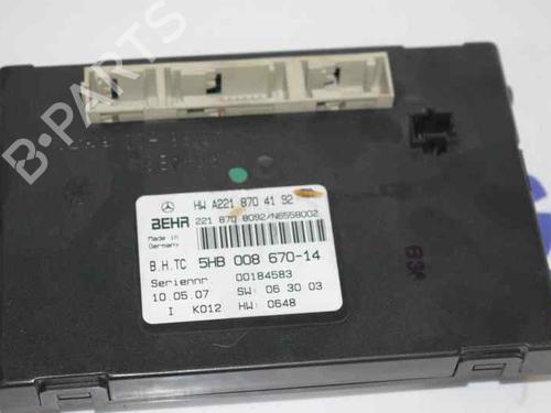 Control unit MERCEDES-BENZ S-CLASS (W221, V221) S 320 CDI 4-matic (221.080, 221.180) | BP1423406M11 