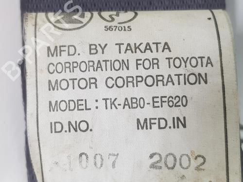Rear right seatbelt TOYOTA LAND CRUISER PRADO (_J12_) 3.0 D-4D (KDJ120, KDJ125) | BP12465489I28 