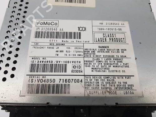 Radio VOLVO XC70 II (136) D5 AWD | BP6458712E6 