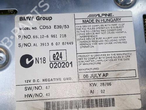 Radio BMW X5 (E53) 3.0 d | BP4947149E6 