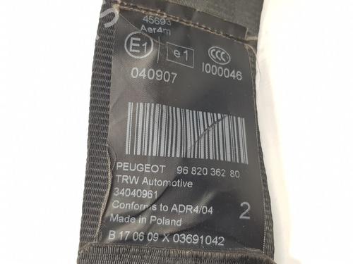 Rear left seatbelt PEUGEOT 3008 I MPV (0U_) 1.6 HDi | BP16020161I29 