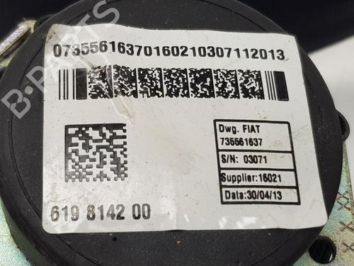 Rear left seatbelt FIAT PANDA VAN (312_, 519_) 1.2 LPG (312CXA1A) | BP8500031I29 