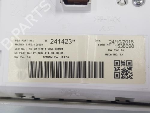 Instrument cluster PEUGEOT 2008 I (CU_) 1.5 BlueHDI 120 | BP29755292C47