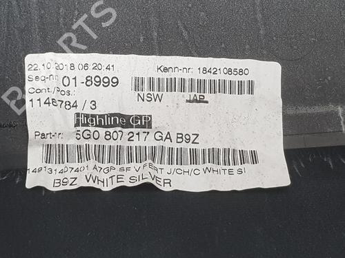 Front bumper VW GOLF VII (5G1, BQ1, BE1, BE2) 2.0 TDI | BP11532547C7 