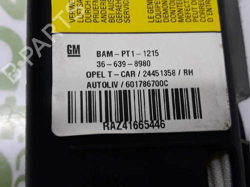 Right curtain airbag OPEL ASTRA H (A04) 1.6 (L48) | BP2590957C12 