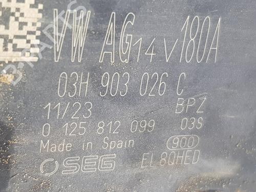Alternator VW TRANSPORTER T6 Van (SGA, SGH, SHA, SHH) 2.0 TDI | BP27614366M7 