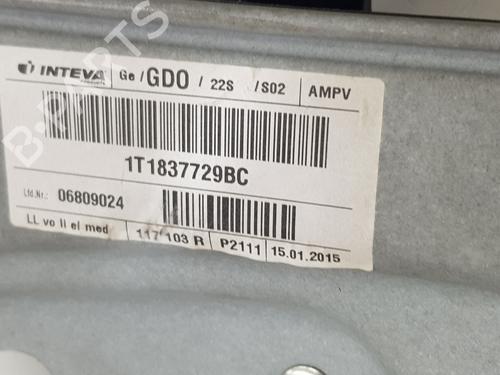 Rear left window mechanism VW TOURAN (1T1, 1T2) 1.9 TDI | BP27637800C24 