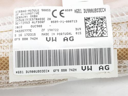 Right curtain airbag SEAT ARONA (KJ7, KJP) 1.0 TSI | BP13483321C12 