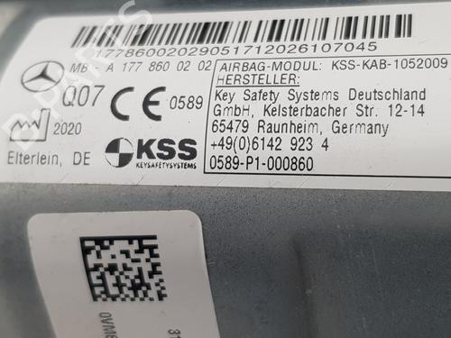 Airbag Kit MERCEDES-BENZ A-CLASS (W177) A 200 d (177.012) | BP29728900C86 