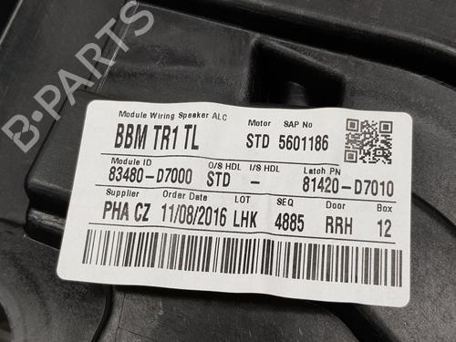 Rear right window mechanism HYUNDAI TUCSON (TL, TLE) 1.7 CRDi | BP22714057C25 
