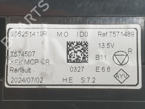 Climate control RENAULT KANGOO III Box Body/MPV 1.5 Blue dCi 95 (FJAB) | BP32712634I5  - Image 6