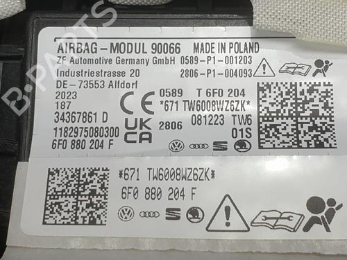 Zestaw Airbag SEAT ARONA (KJ7, KJP)  | BP30704400C86 