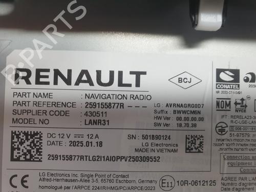 Display monitor DACIA SPRING EV (B6M1) | BP31015661C48