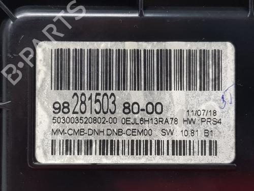 Instrument cluster PEUGEOT 3008 II SUV (MC_, MR_, MJ_, M4_) 1.5 BlueHDi 130 | BP20188812C47 