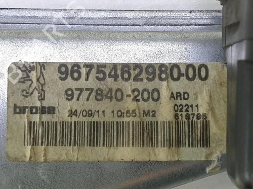 Rear right window mechanism PEUGEOT 308 I (4A_, 4C_)  | BP9536195C25 