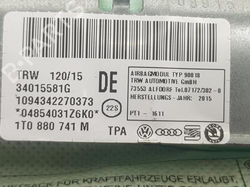 Left curtain airbag VW TOURAN (1T1, 1T2) 1.9 TDI | BP16469174C11 
