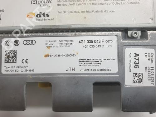 Elektronik Modul AUDI A6 C7 (4G2, 4GC) 2.0 TDI | BP30479645M83 