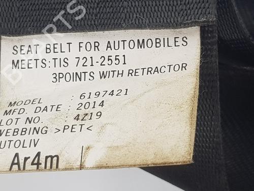 Rear left seatbelt ISUZU D-MAX II Platform/Chassis (TFR, TFS) 2.5 CRDi | BP18598757I29