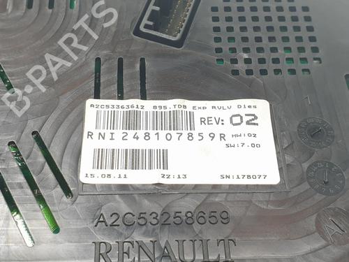 Instrument cluster RENAULT MEGANE III Grandtour (KZ0/1) 1.5 dCi (KZ09, KZ0D, KZ1G, KZ29, KZ14, KZ1W, KZ10, KZ1F,... | BP17754510C47 