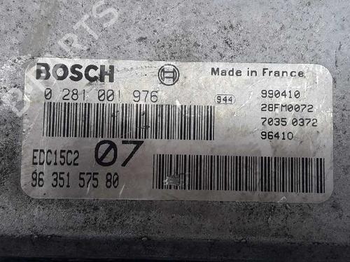 Engine control unit (ECU) PEUGEOT 306 (7B, N3, N5) 2.0 HDI 90 | BP5283651M57 