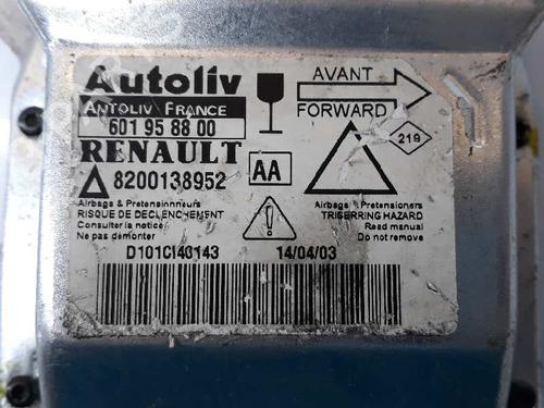 ECU airbags RENAULT LAGUNA II (BG0/1_) 1.9 dCi (BG1A, BG1V) | BP2973527M53 