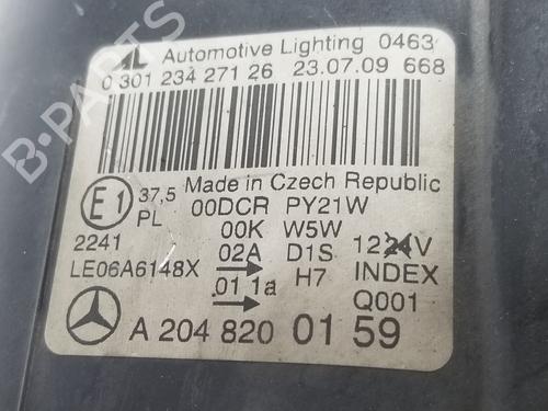 Left headlight MERCEDES-BENZ C-CLASS T-Model (S204) C 220 CDI (204.208) | BP33292819C28 - Image 6