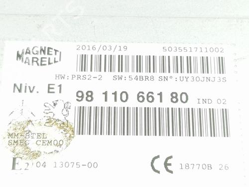 Radio PEUGEOT 208 I (CA_, CC_) 1.6 HDi / BlueHDi 75 | BP16260632E6