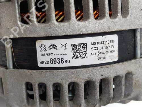 Alternator PEUGEOT 208 I (CA_, CC_) 1.6 BlueHDi 100 | BP20190435M7 