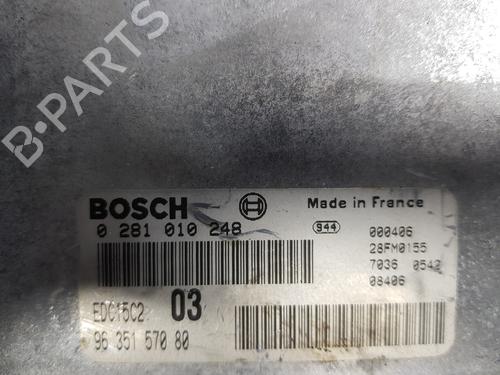 Engine control unit (ECU) PEUGEOT 406 (8B) 2.0 HDI 110 | BP9536081M57 